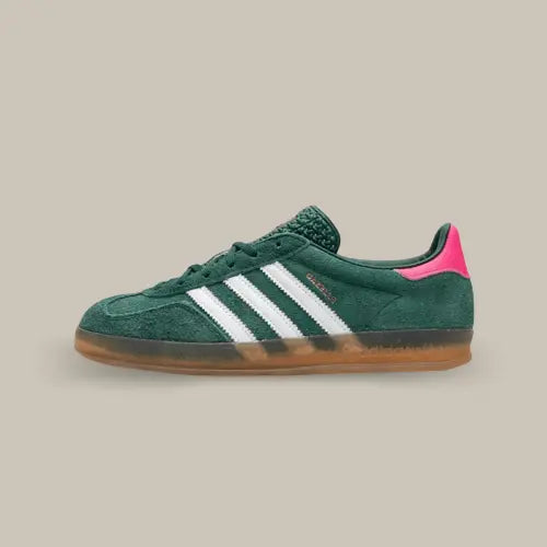 Adidas Gazelle Indoor Collegiate Green Lucid Pink Offsneakz