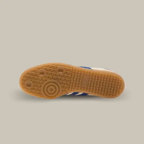 La semelle de la Adidas Samba Nylon Wales Bonner Wonder Clay Royal en gomme de caoutchouc.