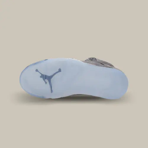 Semelle icy Air Jordan 5 Retro Wolf Grey 2026 logo Jumpman – Offsneakz