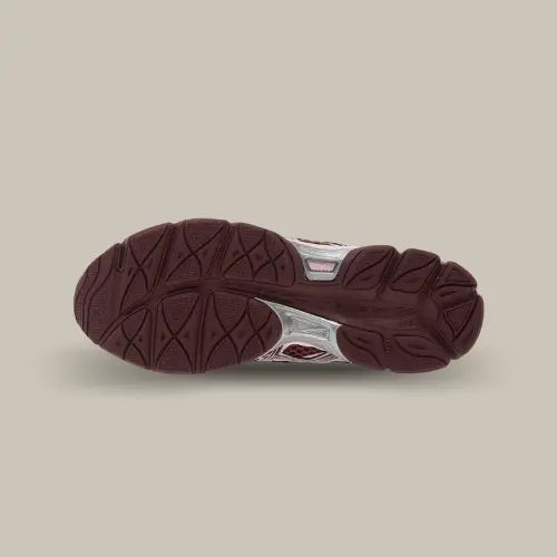 Semelle extérieure de la ASICS Gel-Cumulus 16 Burgundy Pink – adhérence optimale et confort signé ASICS, en vente sur Offsneakz.