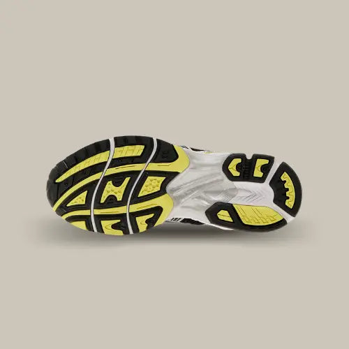 Semelle extérieure de la ASICS Gel-Kayano 14 Black Lemon Spark – traction optimale et confort premium, sneaker disponible sur Offsneakz.