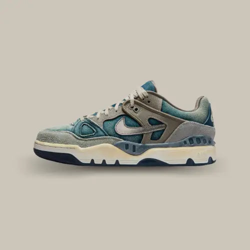 Nike Air Force 3 Low SP Nigo x Levi’s Grey – collaboration premium entre Nike, Nigo et Levi’s en daim gris et bleu, disponible sur Offsneakz.