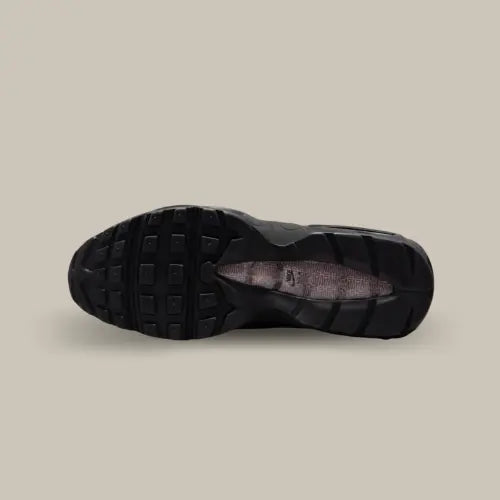 Vue semelle extérieure Nike Air Max 95 SP A Ma Maniére While You Were Sleeping noir.
