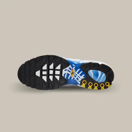 La semelle de la Nike Air Max Plus Sky Blue avec le système Tuned Air.