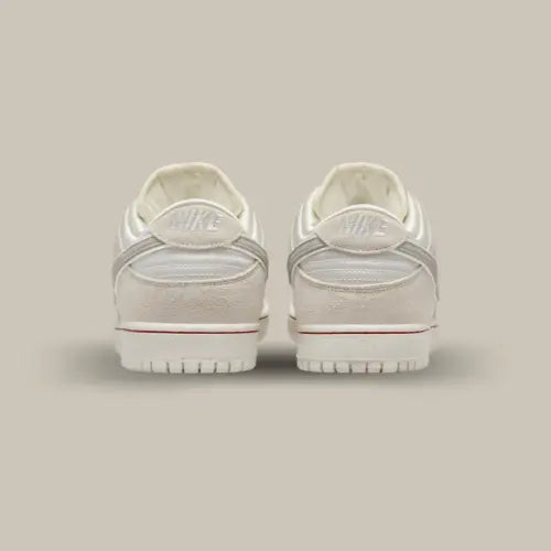 L'arrière de la Nike SB Dunk Low City Of Love Light Bone.