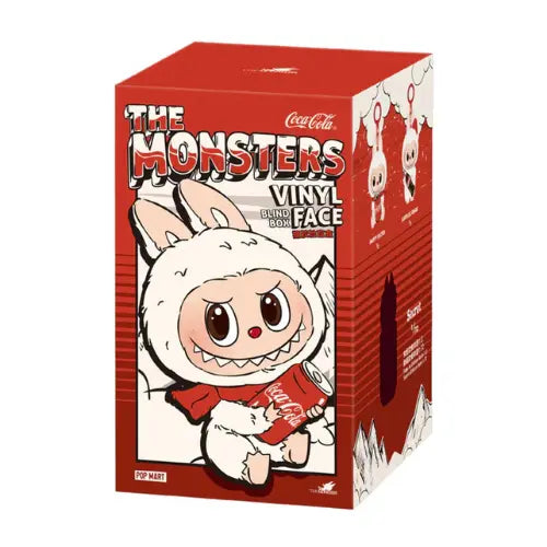 Boîte scellée Pop Mart Labubu The Monsters Coca-Cola – blind box Vinyl Face avec figurine surprise collector en édition limitée.