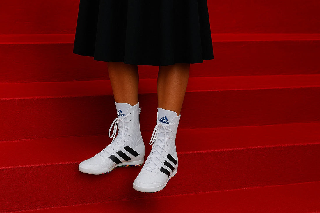 Le retour surprise des sneakers montantes inspirées du ring : la tendance forte du printemps 2025