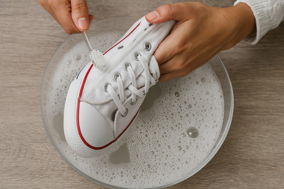 Vos baskets sont sales ? Ce que vous avez chez vous peut les rendre comme neuves