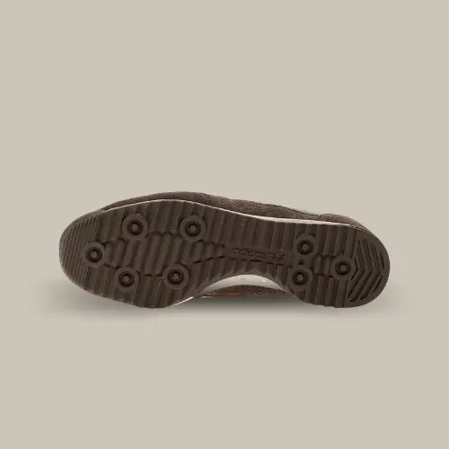 La semelle de la Adidas SL 72 OG Charcoal Crystal Sand Brown de couleur marron.