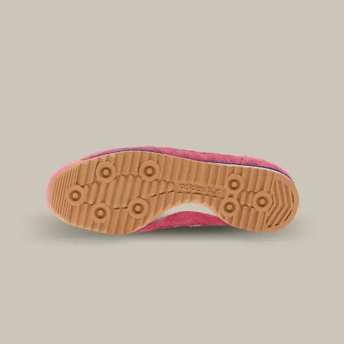 La semelle de la Adidas SL 72 Pink Fusion  de couleur marron.