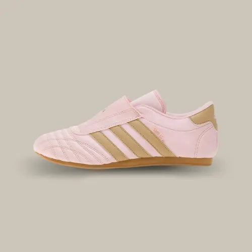 Adidas Taekwondo Clear Pink Magic Beige vue de profil extérieur - Offsneakz