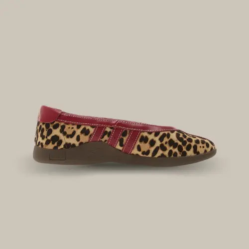 Adidas Taekwondo Mei Ballet Leopard Print Team Victory Red vue de profil intérieur - Offsneakz