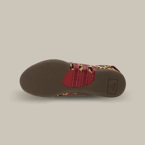 Semelle de la Adidas Taekwondo Mei Ballet Leopard Print Team Victory Red - Offsneakz