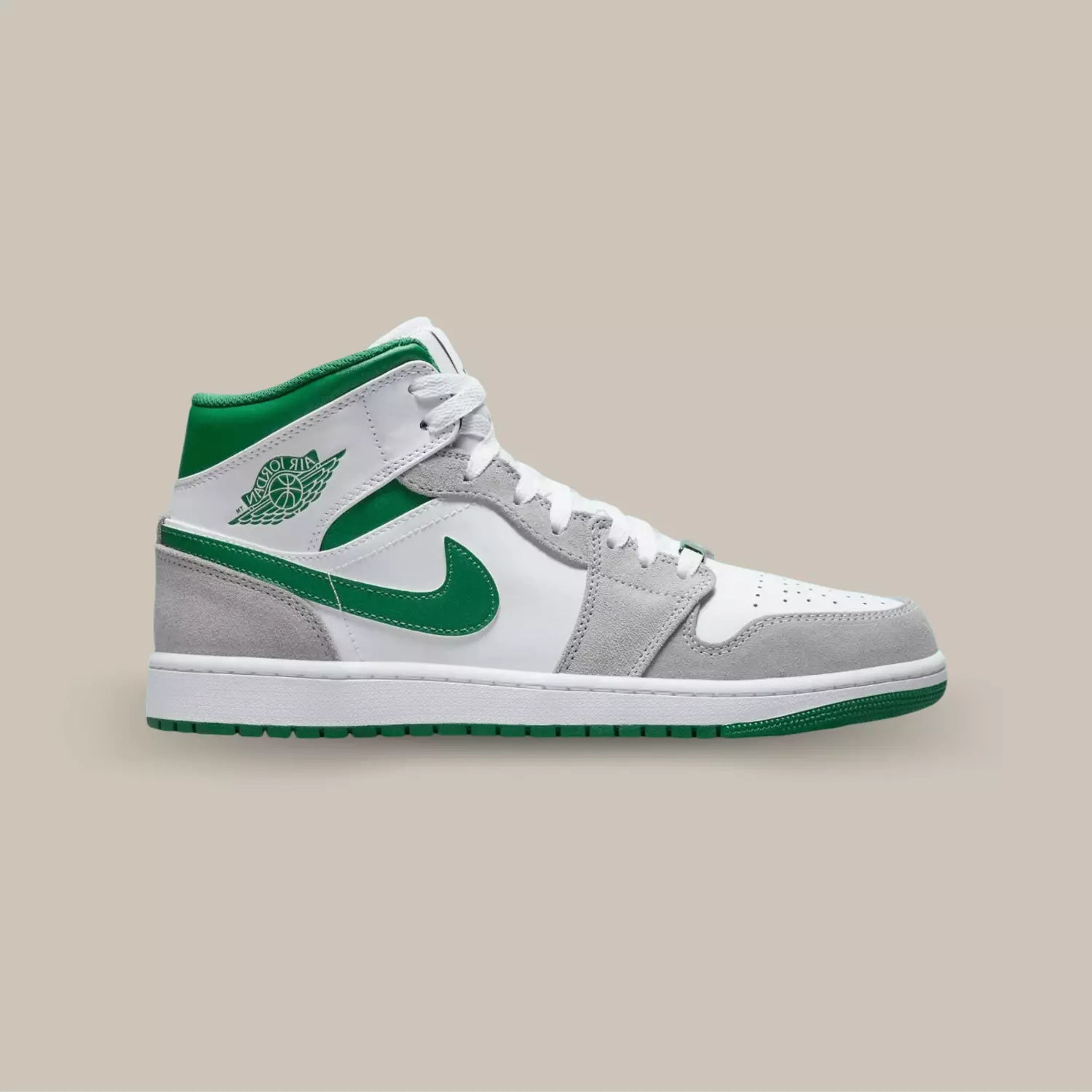 Air Jordan 1 Mid Grey Green