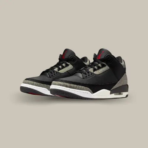 Air Jordan 3 Levi’s Black paire complète détails premium noir et gris – Offsneakz