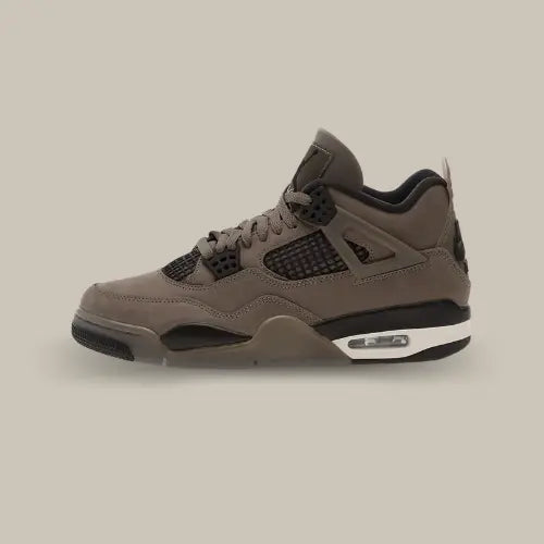Air Jordan 4 Cave Stone – basket iconique Jordan avec semelle Air visible et finitions haut de gamme, en vente sur Offsneakz.