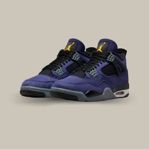 Air Jordan 4 Retro Lakers paire complète colorway violet Lakers – Offsneakz