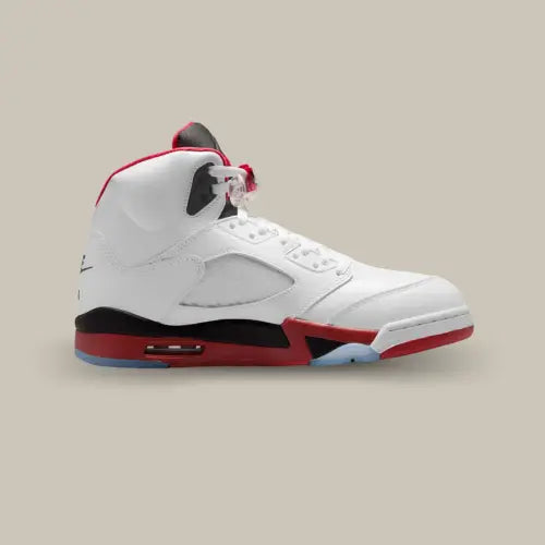 Jordan 5 Retro Fire Red 2025 – basket emblématique revisitée, design vintage et confort premium, disponible sur Offsneakz.