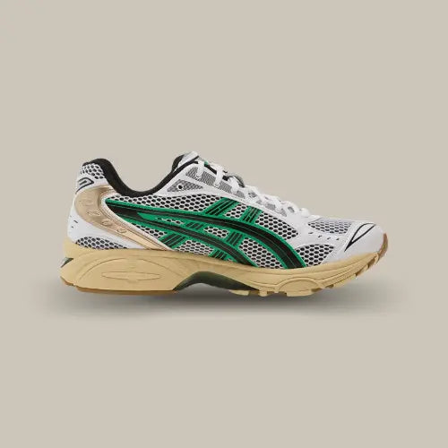 ASICS Gel-Kayano 14 White Hinoki Beige vue de profil intérieur - Offsneakz