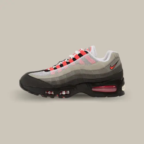 Nike Air Max 95 OG Big Bubble Solar Red 2.0 (2025) – édition 2025 de la Air Max 95 avec grande bulle d’air et design revisité, en vente sur Offsneakz.