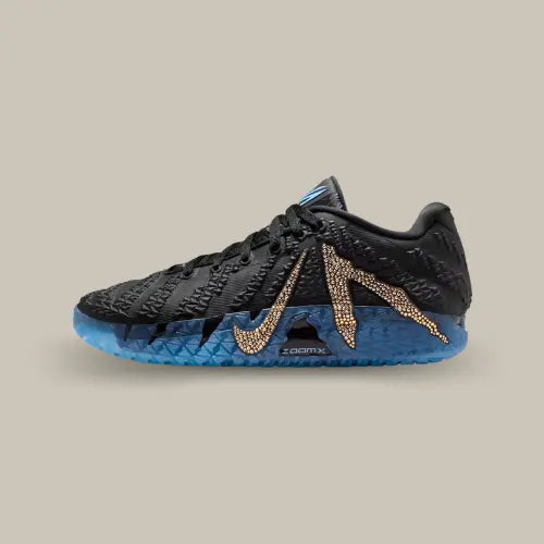 Nike Ja 3 Swarovski vue latérale Swoosh cristaux Swarovski – Offsneakz