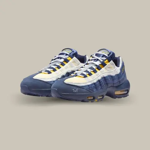 Nike SB Air Max 95 x Eric Koston Obsidian Speed Yellow présentation en paire – Offsneakz.