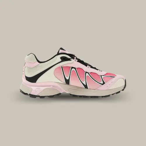 Salomon XT-Whisper Fairy Tale Black profil intérieur – running technique rose et crème chez Offsneakz.