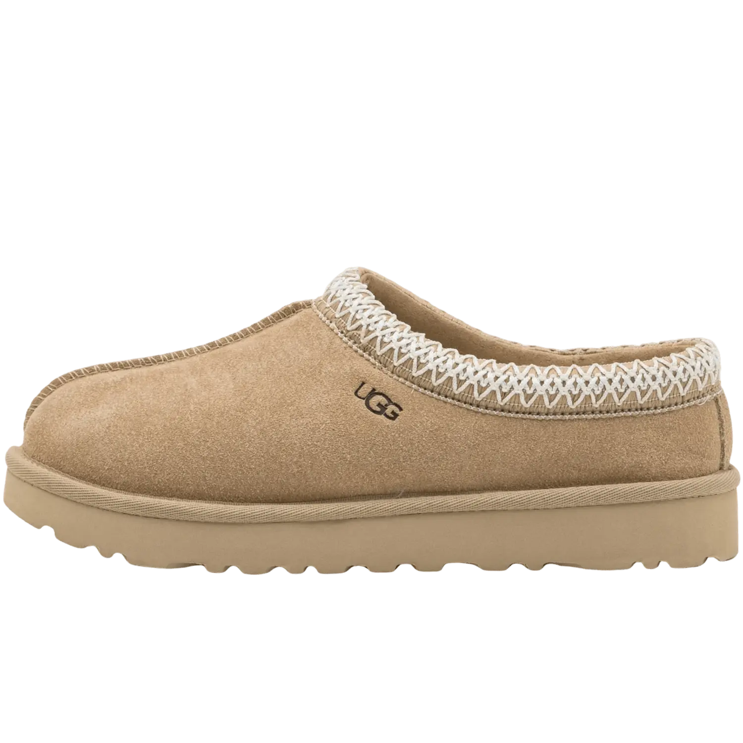Une Ugg Tasman Mustard sur un fond transparent.